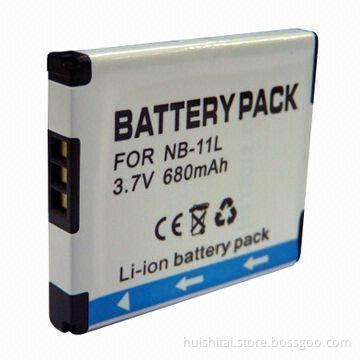 Replacement Battery for Canon NB11L, 3.7V Voltage and 750mAh Capacity